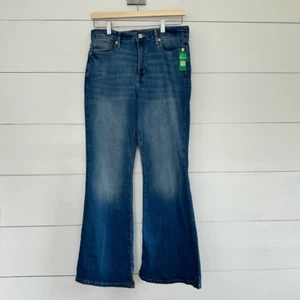 Gap Girls Kids 16 Plus 70s Flare Denim Jeans New NWT - Picture 1 of 6