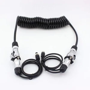 Heavy Duty Trailer Cable Suzy Coil Kit 4PIN Connector for Caravan Reverse Camera - Picture 1 of 18