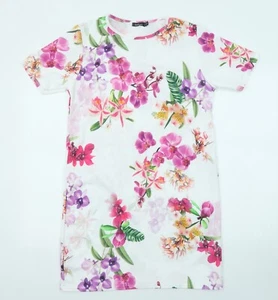 Boohoo WomensFloral Polyester Blend A-Line Size 12 - Picture 1 of 10