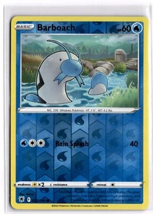 Pokemon TCG Barboach 035/189 Swsh10: Astral Radiance Reverse Holo - Picture 1 of 1