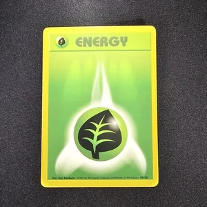 Grass Energy #099 Base Set Original Series WOTC Pokemon TCG - Picture 1 of 2