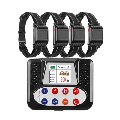 Waterproof Wireless Dog Fence Rechargeable Electric Collar for 1/2/3/4 Dogs Pet - Image 1 of 4