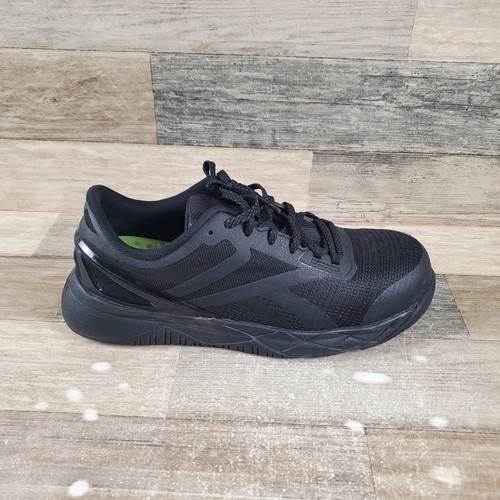 Scarpe da donna Reebok Nanoflex TR taglia 9 5 sneaker stringate sportive nere