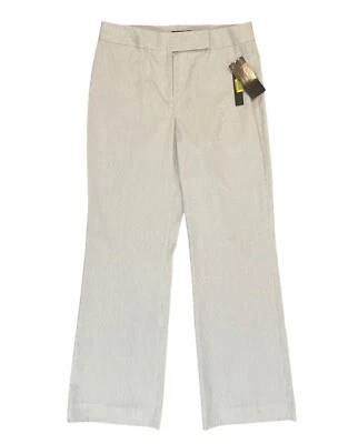 Alex Marie Mariah Fit Dress Pants Women’s Size 10 White Navy Pin Stripe NEW $89 - Image 1 of 4