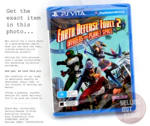 Earth Defense Force 2 PS Vita NEW AU PSV Invaders From Planet Space Defence Game - Picture 1 of 7