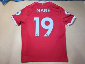 New Balance Liverpood 125 Years Jersey Mane #19  Size S Small NB Red 2017-2018 - Picture 1 of 15