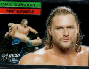 Tarjeta de lucha libre Topps Heritage 2006 cromada #41 de Paul Burchill - Imagen 1 de 2