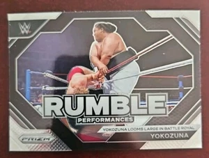 WWE CARD PANINI 2024 PRIZM YOKOZUNA RUMBLE PERFORMANCE CARD #3 - Photo 1 sur 2