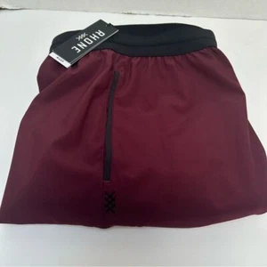 Rhone Neu mit Etikett 5" Mako Tech Shorts ungefüttert weinrot Standard Passform elastischer Bund Größe XXL - Bild 1 von 8