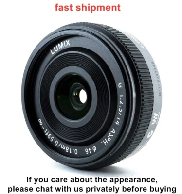 Panasonic Lumix G 14mm f/2.5 Black Lens H-H014 for Panasonic M4/3-Mount Camera - Image 1 of 4