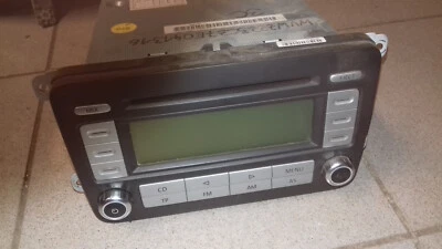 LagerOb.M)) VW Passat 3C 1K0035186R Radio CD  (kein Code vorhanden) - Bild 1 von 4