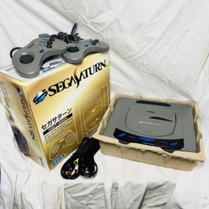 Sega Saturn Console Gray HST-0004 Japan Version Tested -Choose Your Accessories - Picture 1 of 16
