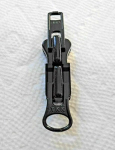 Set of 2 Black #8V heavy duty YKK nesting sliders for 2 Way Vislon zipper  - Picture 1 of 4