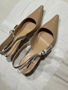 dior nude slingback pumps size 36.5 - Picture 1 of 17