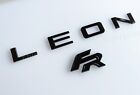 All Glossy Black Rear Boot Trunk Badge Letters for LEON & FR Cupra Car Dechrome