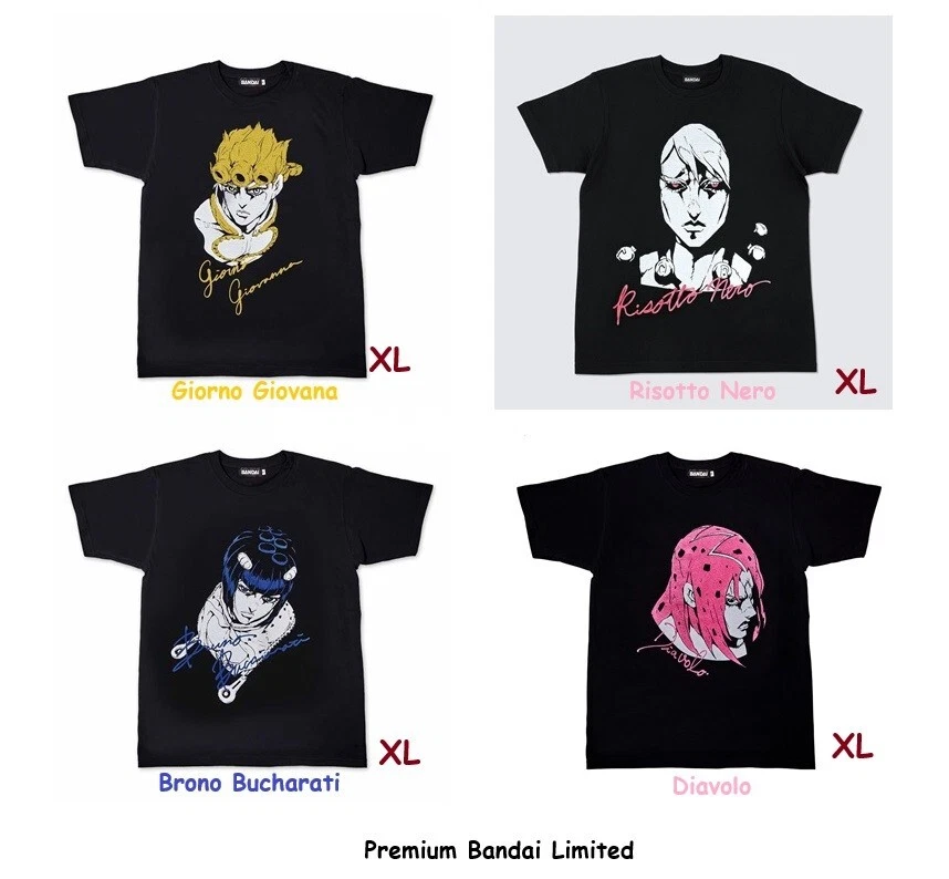 CAMISETA Premium Bandai Limited JOJO's Bizarre Adventure Golden Wind Talla XL Nueva Foto 1 de 1