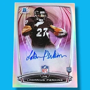 Bowman Chrome Rookie Auto College Refractors #2 2014 LaDarius Perkins - Imagen 1 de 1