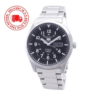 Seiko 5 Sports SNZ Automatic Analog Black Dial SNZG13J1 Men's Watch Case 42 mm - image 1 of 4