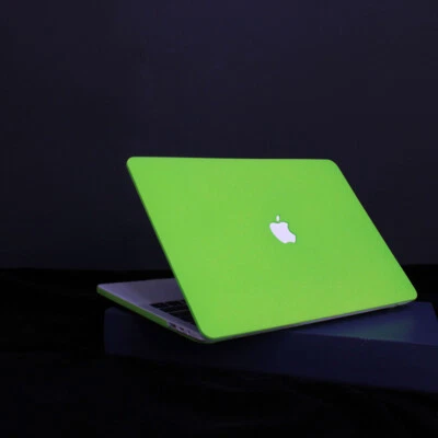 Estuche rígido color fruta manzana verde para Macbook M4 Air 13 15 Pro 14 16 11 12 pulgadas Foto 1 de 4