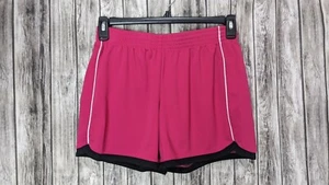 Women's SJB Active Pink Elastic & Drawstring Waist Athletic Style Shorts Size M - Picture 1 of 11