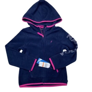 Nautica Little Girls Zip-up Polar Fleece Hoodie 6 REG - Picture 1 of 10