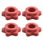 4Pc Plastic Weight Check Nut Barbell Bar Clips For 1 Inch Dumbell Bars