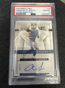 2023 Panini Impeccable - Impeccable Stars Signatures #20 Amon-Ra St. Brown... - Imagen 1 de 6