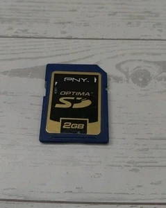 OEM Genuine PNY OPTIMA 2GB SD Memory Card Free Shipping - Picture 1 of 2