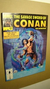 SAVAGE SWORD OF CONAN 201 *HIGH GRADE* R.E. HOWARD - Picture 1 of 1