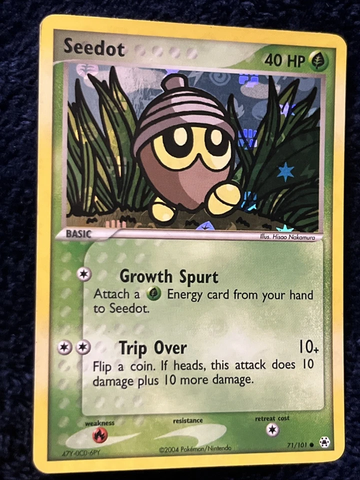 Hidden Legends Seedot Reverse Holo 71/101 Vintage Pokemon TCG - Image 1 of 4