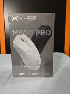 DeLUX M800PRO Wireless Gaming Mouse - PAW 3395 Sensor, Multi-Device Connection, - Picture 1 of 6