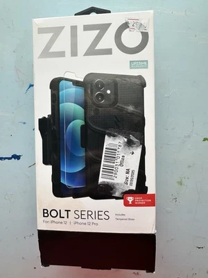 Totalmente Nueva Funda ZIZO BOLT iPhone 12 Pro Max con Protector de Pantalla de Vidrio Foto 1 de 4