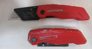 2x Craftsman Folding Lock Utility Knife Box-Cutter - Picture 1 of 1