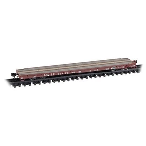Coche plano Micro-Trains MTL escala N 60 ft ATSF #95472 - Imagen 1 de 1