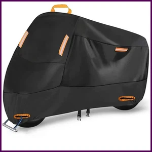 210D Funda Impermeable Moto Exterior Moto Lona Poliéster UV Lluvia - Imagen 1 de 28