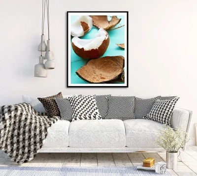 Beach Ocean Relaxing Wall Art Poster Print BS100-37_Beach mockup 1 - Image 1 of 4