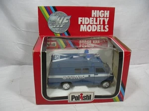 POLISTIL 1/25 1/24 HIGH FIDELITY MODELS HF DODGE VAN POLIZIA DI STATO 3 AP W/BOX - Foto 1 di 12