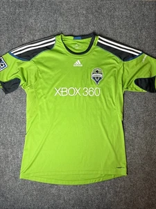 Adidas Seattle Sounders FC Soccer Jersey Men 2XL Green 2010 Xbox 360 ClimaCool - Picture 1 of 13
