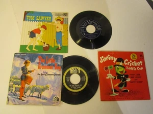 The Adventures Of Tom Sawyer RCA Victor 45 RPM WBY 13 VG 1955 + BONUS SB36 - Picture 1 of 2