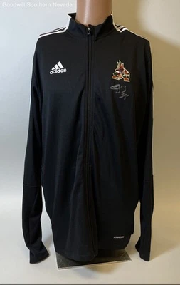 Adidas Men's Black Signed Jacket - Size L - Image 1 of 4