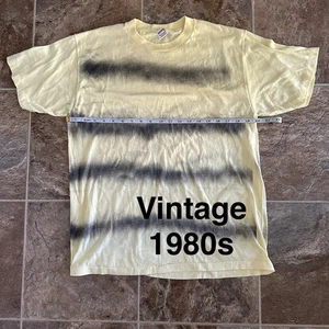 Vintage 80s Sportswear Made In USA Single Stitch T Shirt Sz XL Striped  - Picture 1 of 8