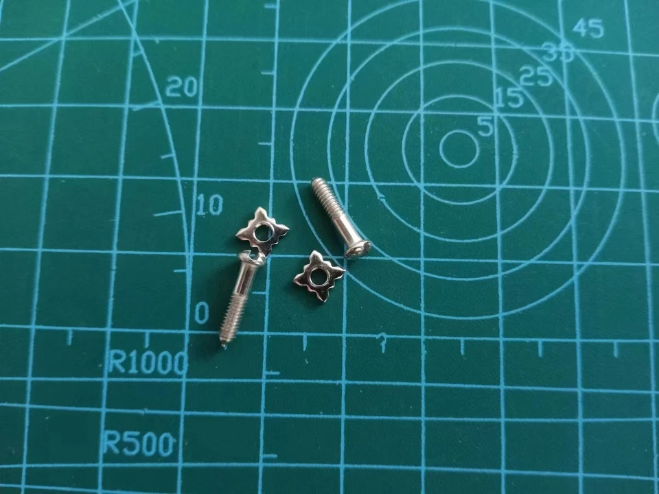 4PCs. Harmonica Cover Screws for Hohner SP 20 GM Suzuki MR-200 11mm Length