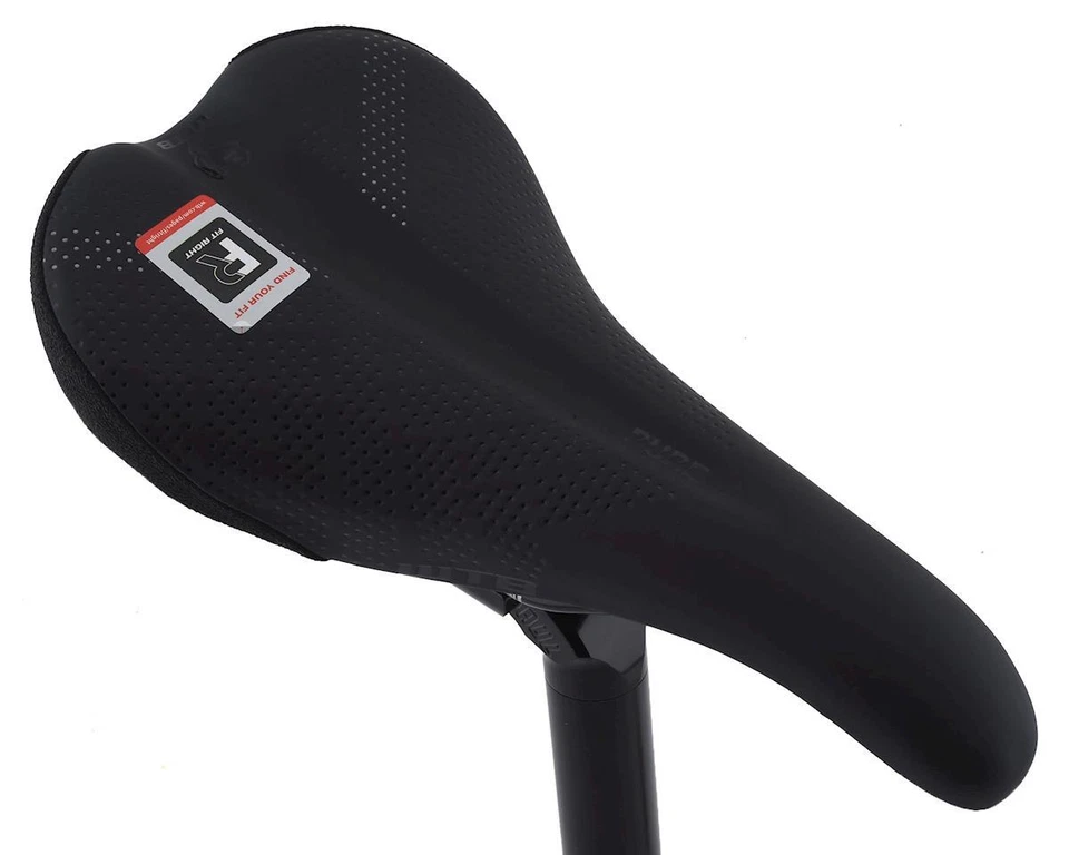 WTB Pure Saddle Cromoly Black Medium Width Bike Seat 148x275mm