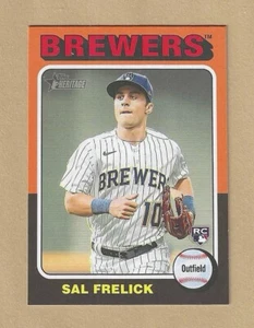 2024 Topps Heritage SAL FRELICK #451 MISSING SIGNATURE Variation Brewers RC - Picture 1 of 2