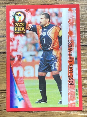 Tarjeta 32 Panini Copa Mundial FIFA 2002 José Luis Chilavert Paraguay Coca Cola Foto 1 de 4