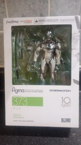 Figma Genji 373 Overwatch Max Factory MIB USA Excellent Condition MIB USA Cover
