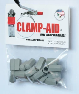 Protectores de extremo de perno de 1/4" de diámetro pernos de amarre abrazadera-ayuda coche camión batería gris - Imagen 1 de 10