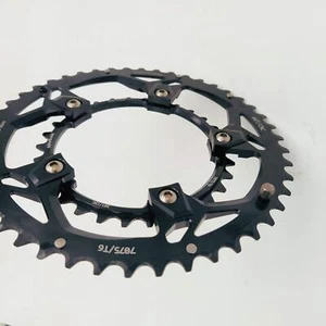 Anillo en cadena CNC bikinGreen 46/30 T BCD110 ajuste manivelas de 5 pernos no ocultos u ocultos - Imagen 1 de 6