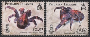 Pitcairn 2009 - Mi-Nr. 772-773 ** - MNH - Palmendieb / Coconut crab - Picture 1 of 1