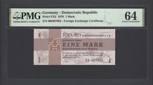 Germany- Democratic One Mark 1979 PFX2 Uncirculated Grade 64 - Picture 1 of 2